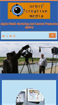 Mobile Screenshot of orbitcreativemedia.com